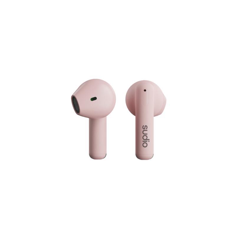 Sudio pink online earbuds