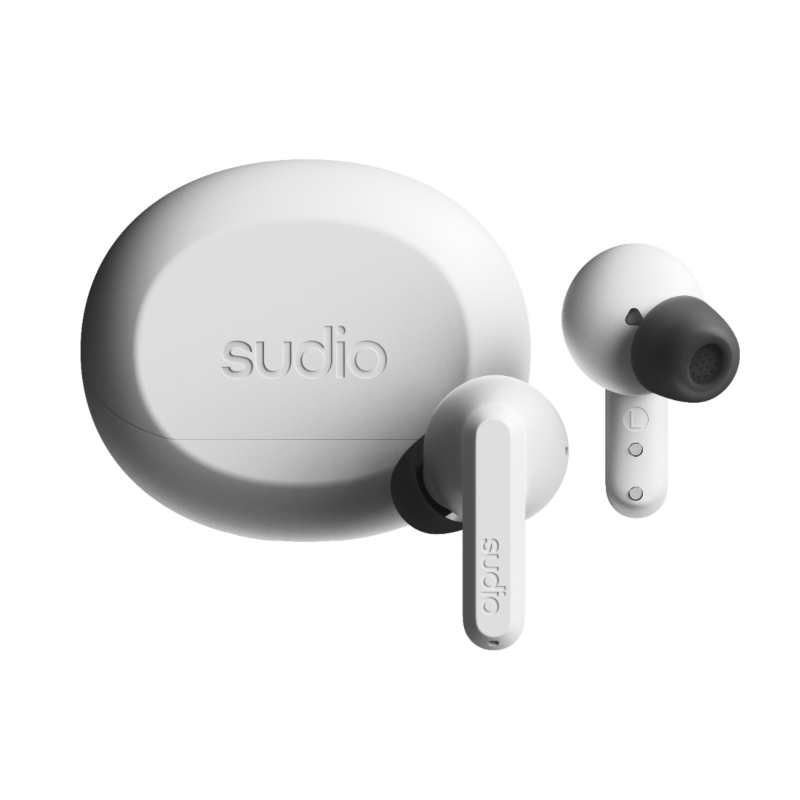 SUDIO  TOLV ホワイト sudio Tolv White ワイヤレスイヤホン Bluetoothイヤホン
