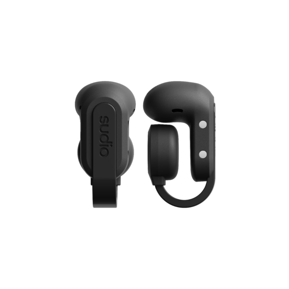 Sudio B3｜イヤーカフ型オープンイヤーイヤホン、ブラック