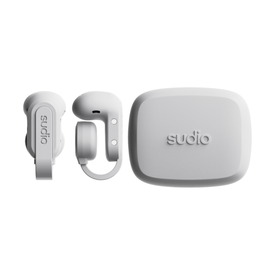 sudio ワイヤレスイヤホン　新品未使用　ホワイト Sudio N3 Pro クロームホワイト ノイキャン付き完全ワイヤレス