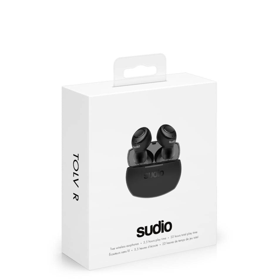 Sudio Tolv R Black True Wireless Earphones