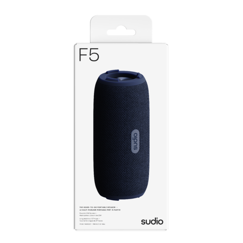 Sudio F5 Blue- The Good-to-Go Portable Speaker