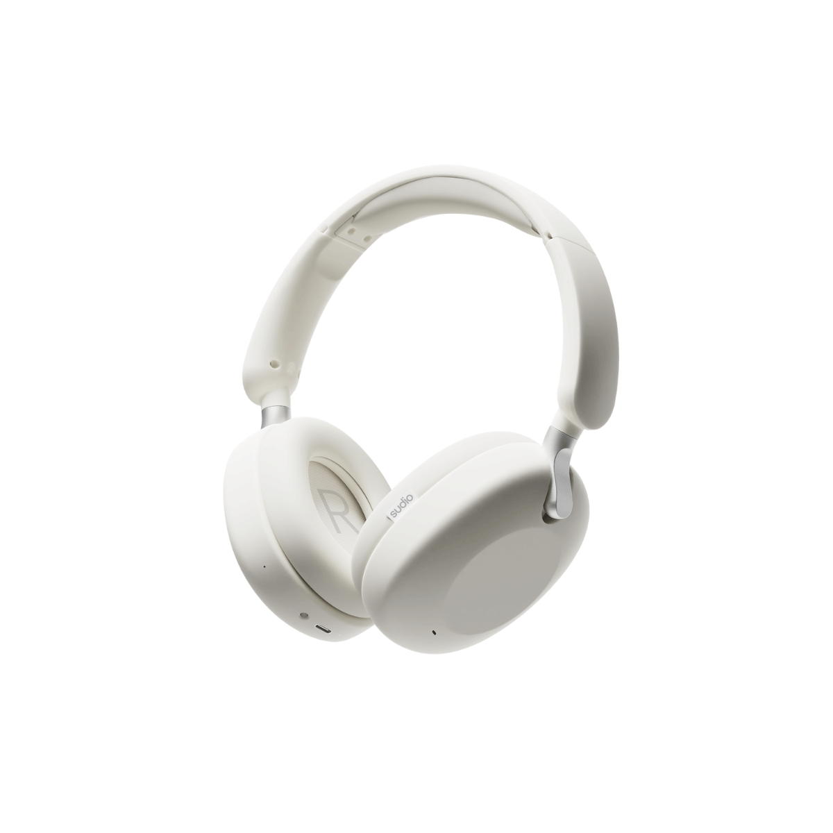 Sudio K2 Pro Hybrid Active Noise Cancelling Over-ear Bluetooth Headphones, Cream White