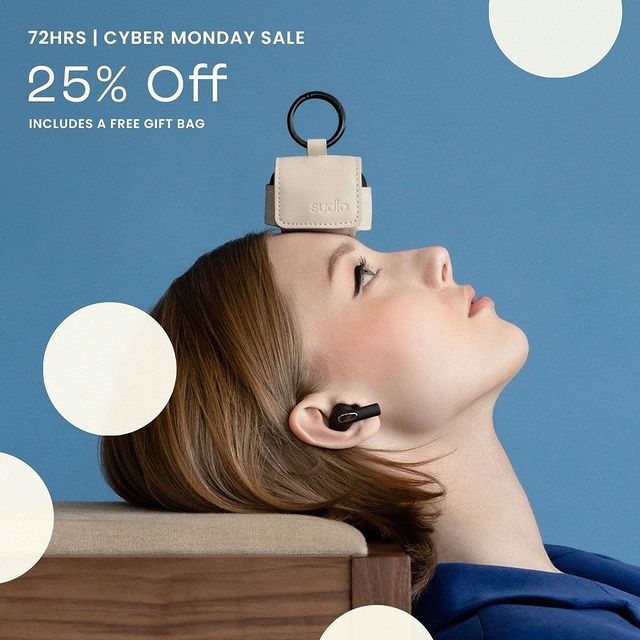72 Hours | Heres your final call to shop 25% off all earbuds, headphones and speakers on sudio.com. Get going!!!⁠⁠#sudio #designingsound #cybermonday #FemtioBlack #NioSand #T2Lilac