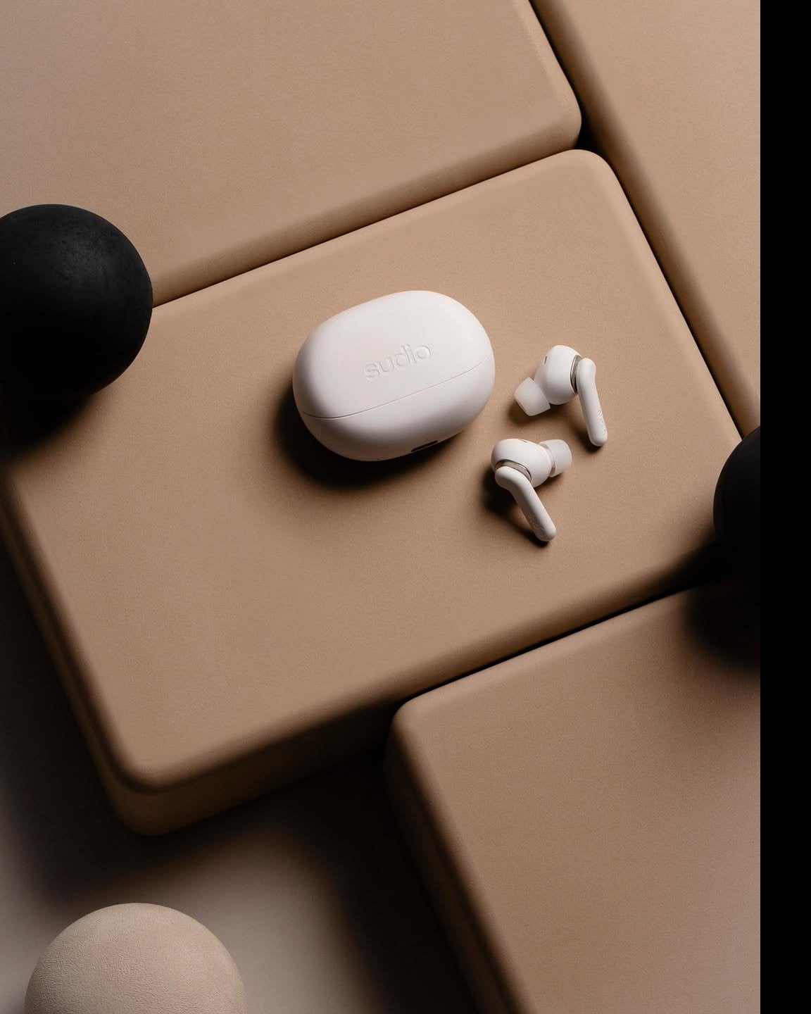 stretch, pause, repeat with the e4 pro. ✨ earbuds for your everyday routine.available in three colors on sudio.com.