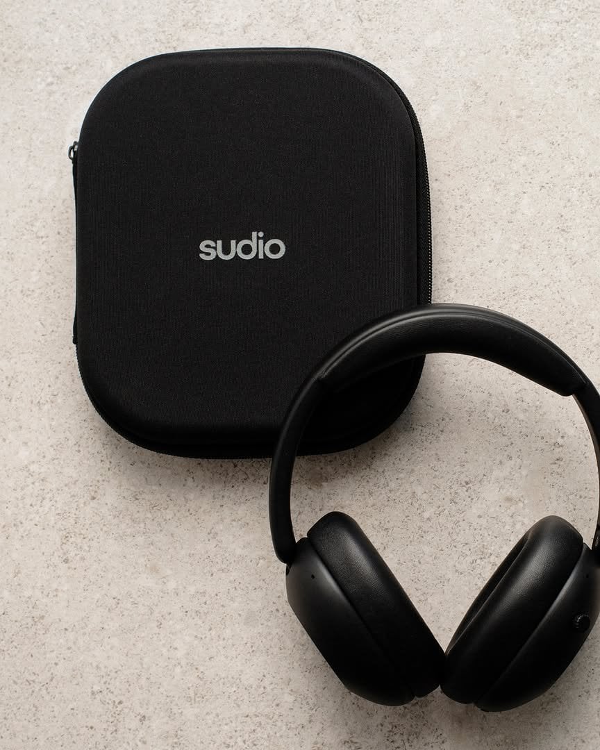 pack it. go. repeat. ????the k3 in ink black folds flat and fits right in. ready for wherever, always. active noise cancellation, up to 55hrs of playtime, and sweat resistant. soft shell travel case included.summer sale is now live — up to 30% off at sudio.com#sudio #shapingsound #k3inkblack