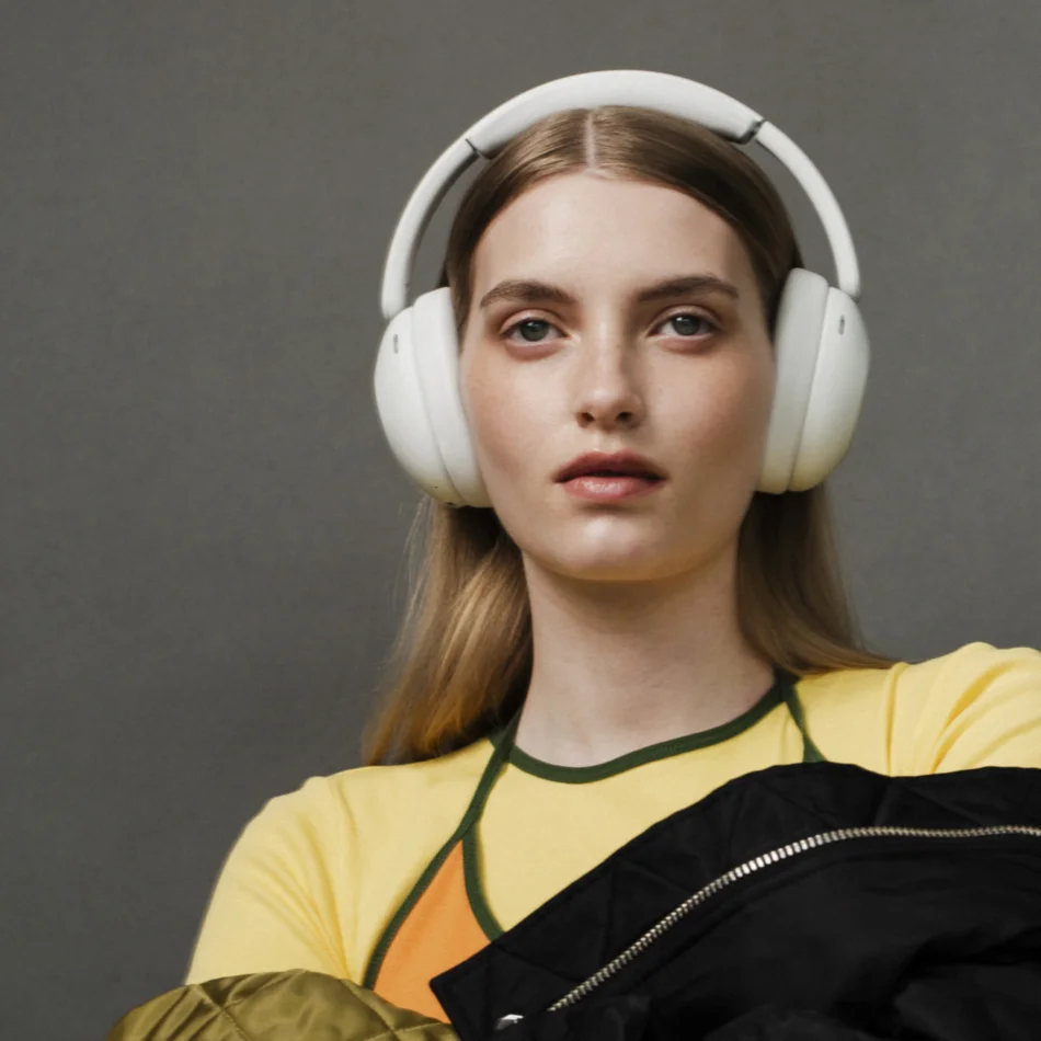 Sudio K3 Noise Cancelling Headphones, Bright White – 55H Battery
