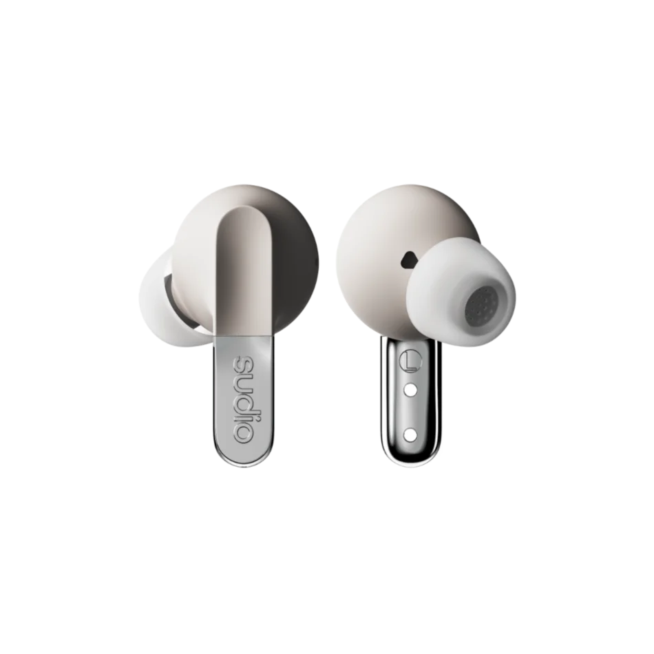 Sudio N3 Pro シルバーグレー｜ノイキャン付き完全ワイヤレスイヤホン