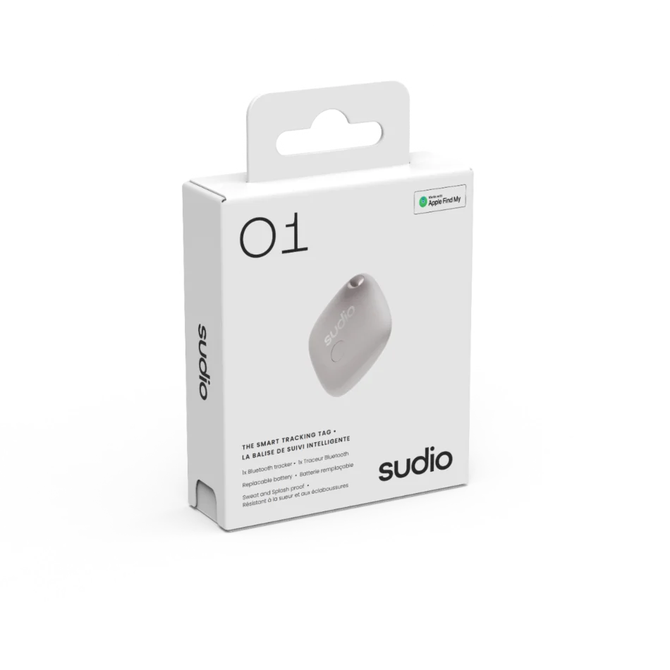 Sudio O1 Smart Tracking Tag, Black
