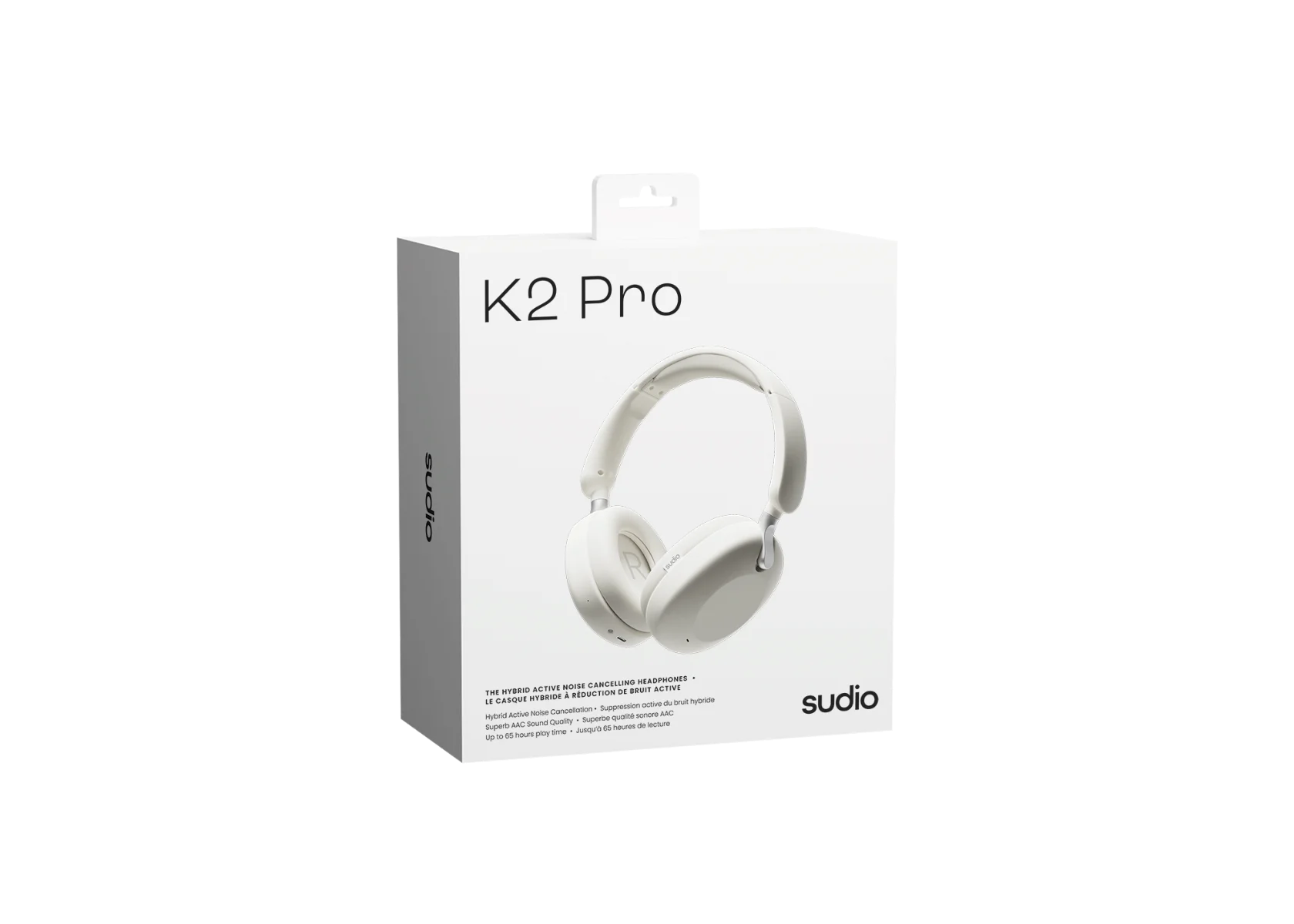 24時間限定タイムセール Sudio K2 Pro ホワイト | 密閉型ハイブリッドアクティブノイズ ヘッドホン