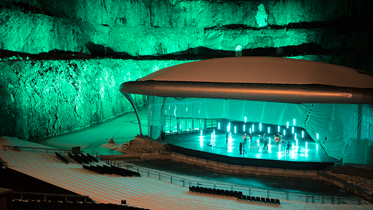 Dalhalla under konserten