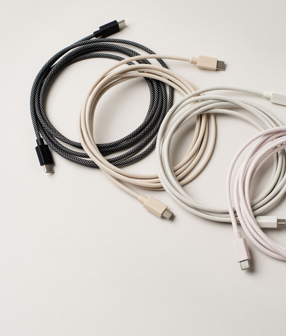 Sudio C1C, USB Type-C to C 充電ケーブル, ピンク