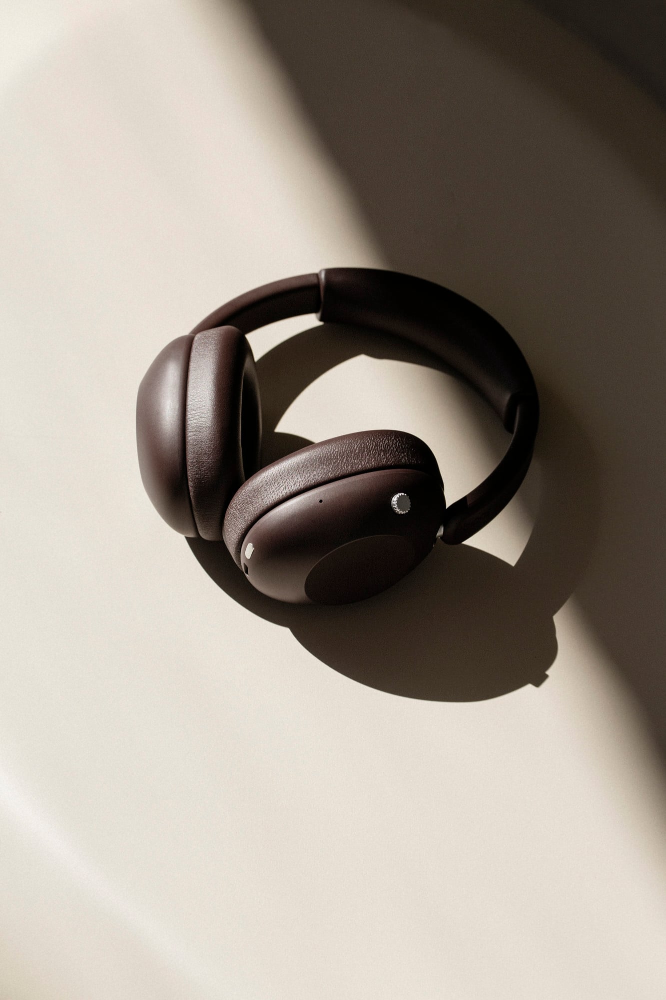 Sudio K3 Pro black cherry headphones on model