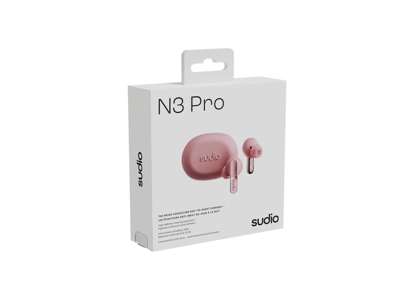 sudio N3 Pro ワイヤレスイヤホン ピンク Sudio N3 Pro 玫瑰粉