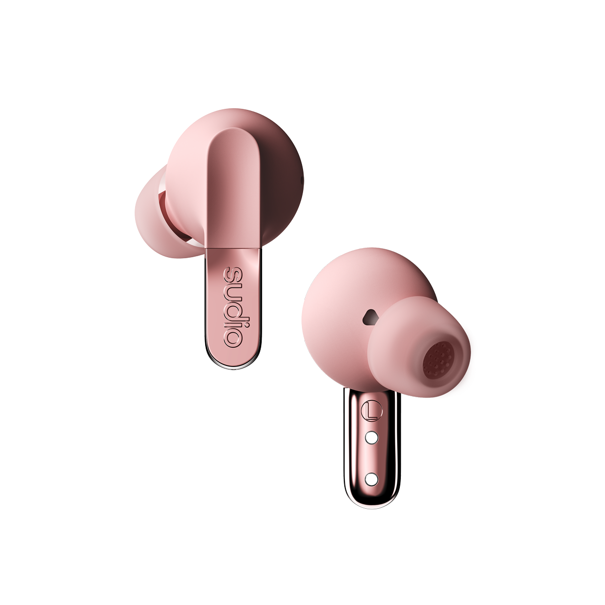Sudio N3 Pro ロゼピンク ノイキャン付き完全ワイヤレスイヤホン