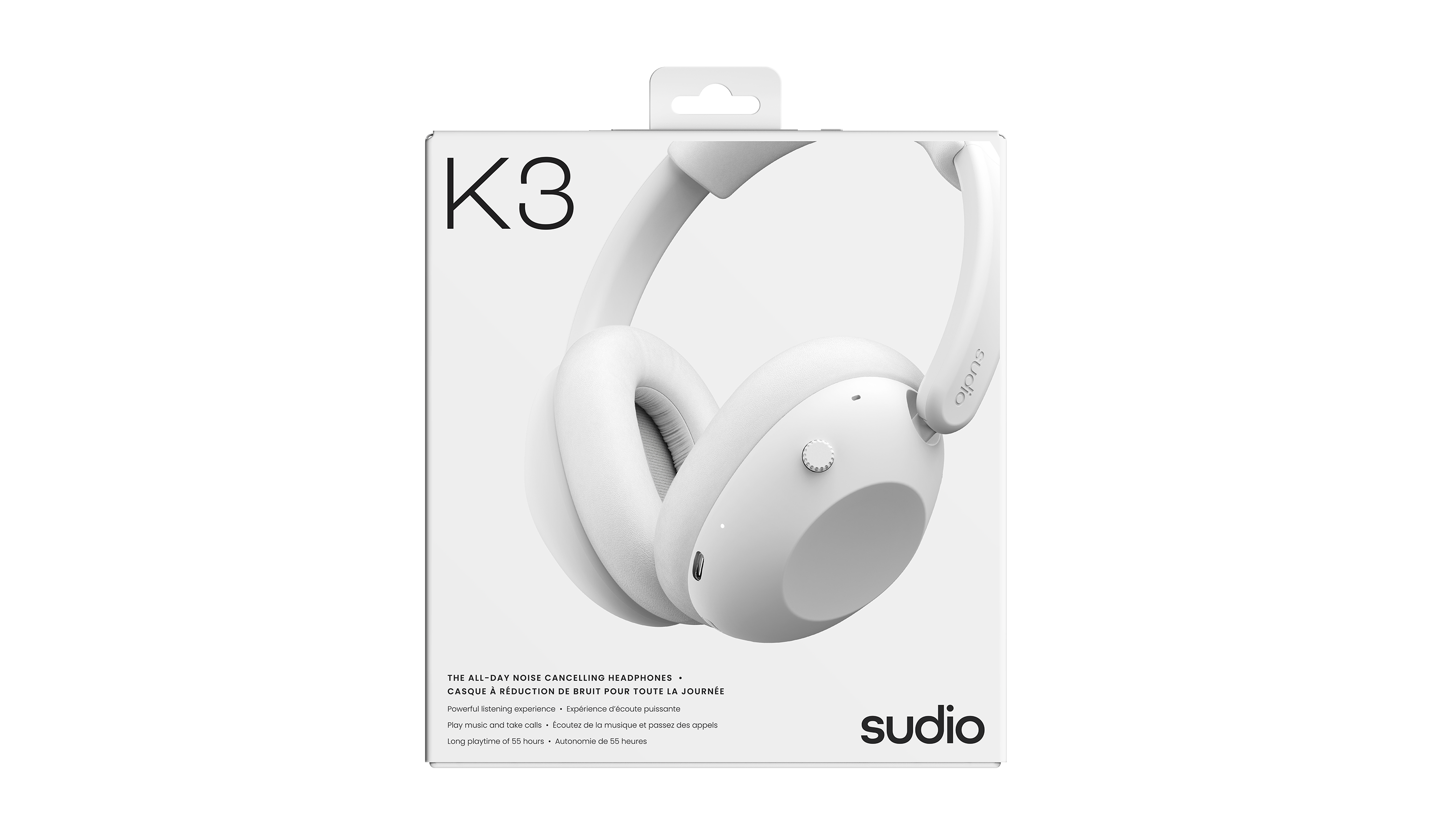 Sudio K3 Black Headphones package box